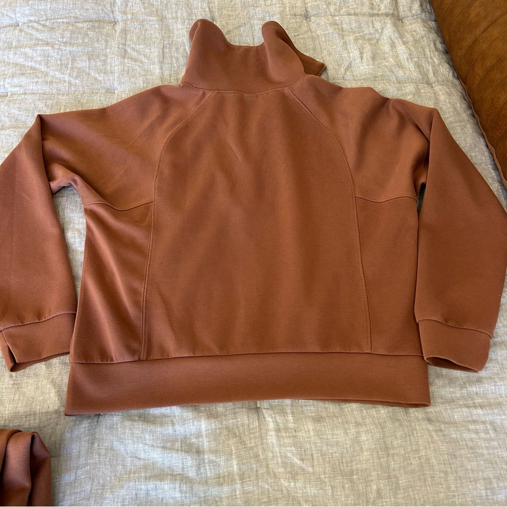 Women's Brown Jumpsuit Set - Picture 11 of 11